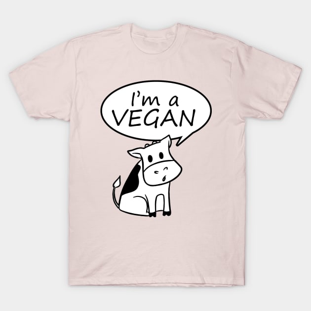 I am vegan T-Shirt by nektarinchen